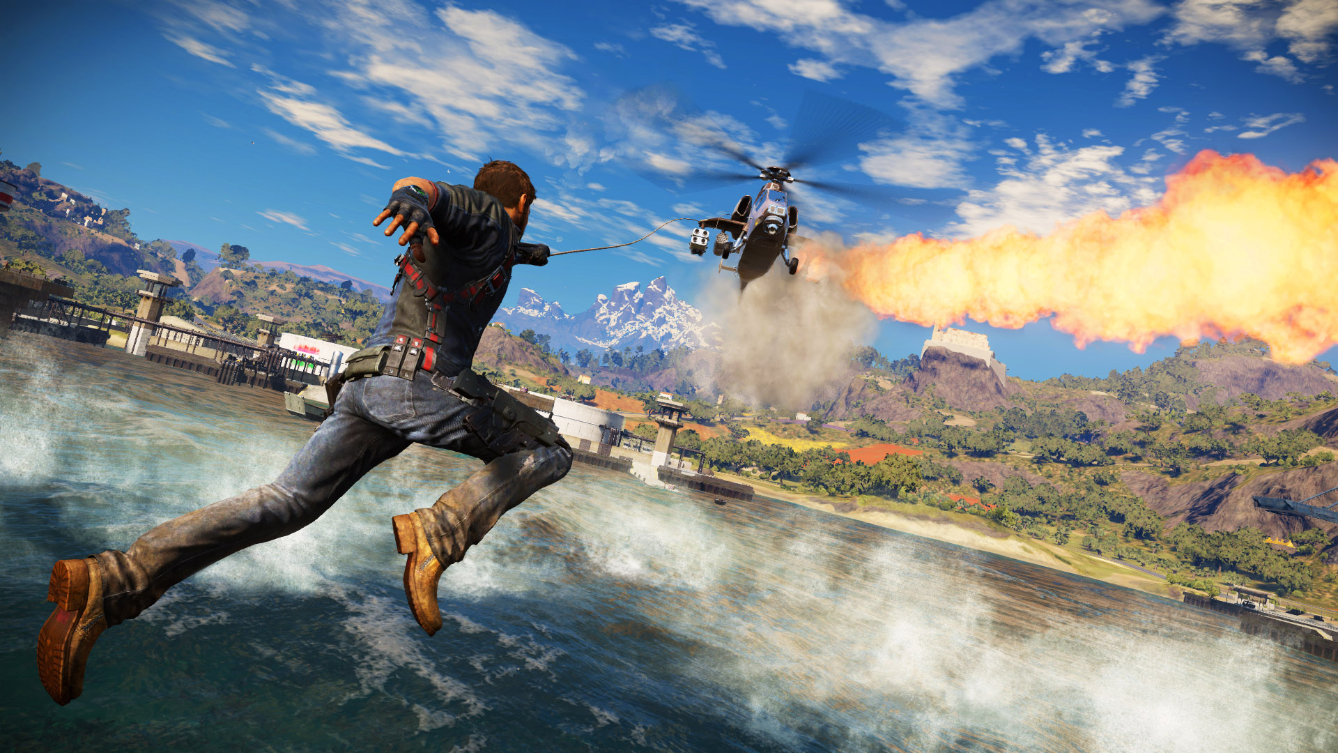 Самые уникальные игры. Игра just cause 3. Just cause 4 игра. Крюк кошка just cause. Just cause 3 крюк.